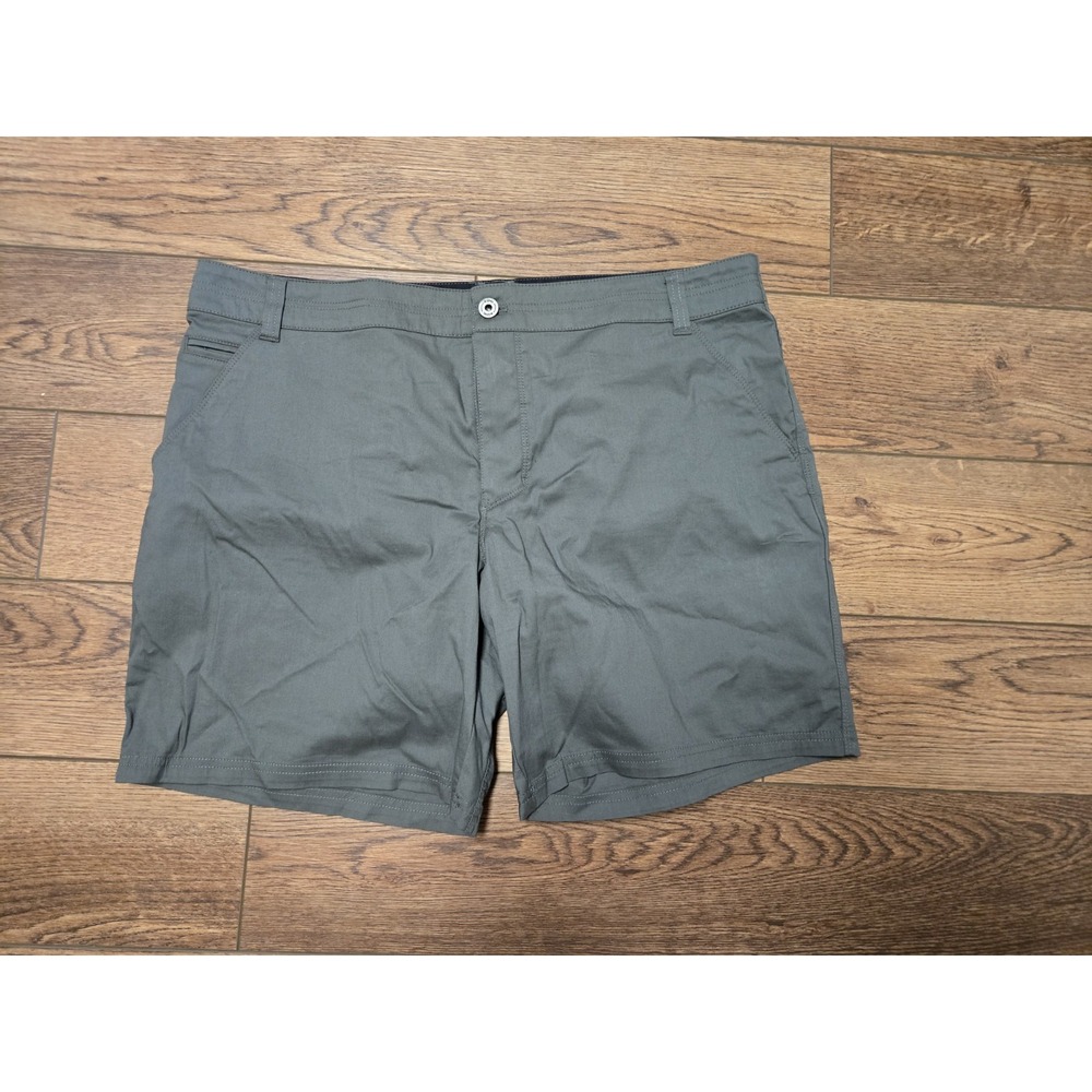 Kuhl Resistor Lite Chino Shorts Mens Size 40 Tan Gray Hiking 8" Inseam